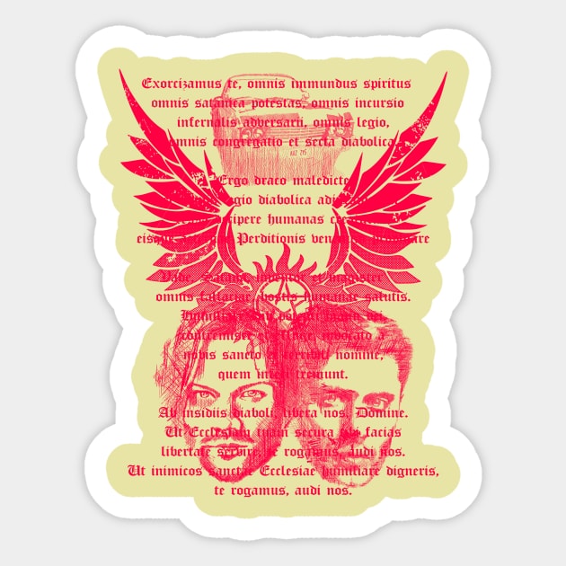 SUPERNATURAL BROTHERS Sticker by KARMADESIGNER T-SHIRT SHOP